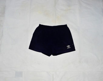 Short de football ADIDAS vintage années 90 pour adulte. Taille de l'étiquette : It 6, D 6, Uk 34, US M. Bleu/blanc