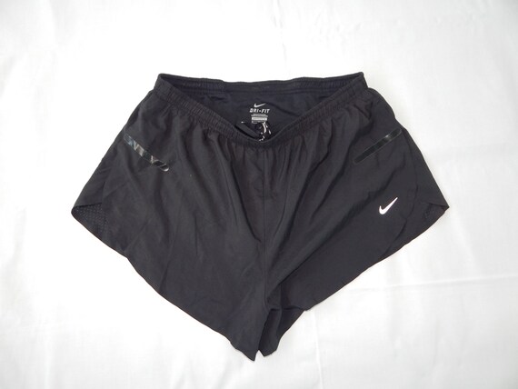 nike split running shorts