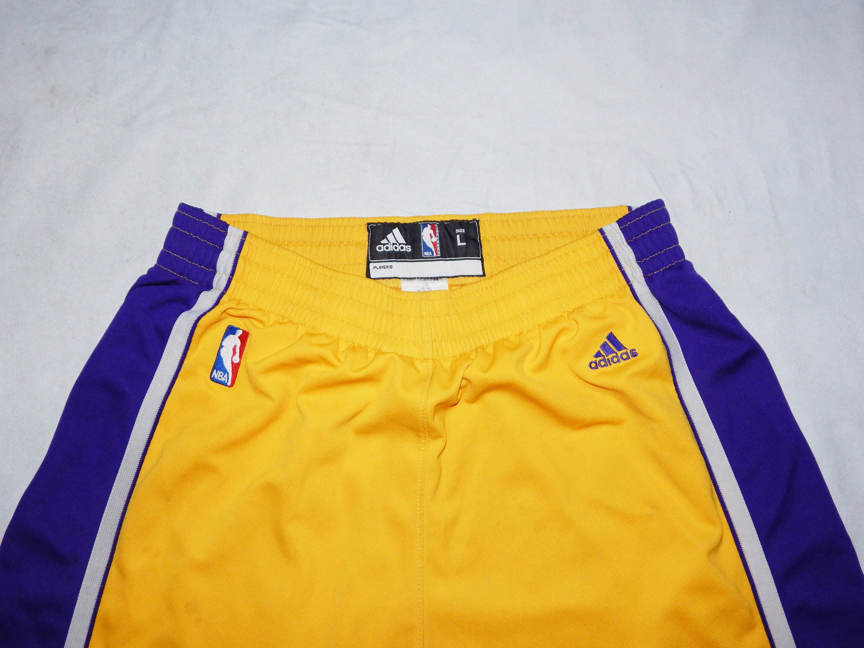 Lakers Los Angeles Adidas Basketball NBA Team Swingman Shorts 