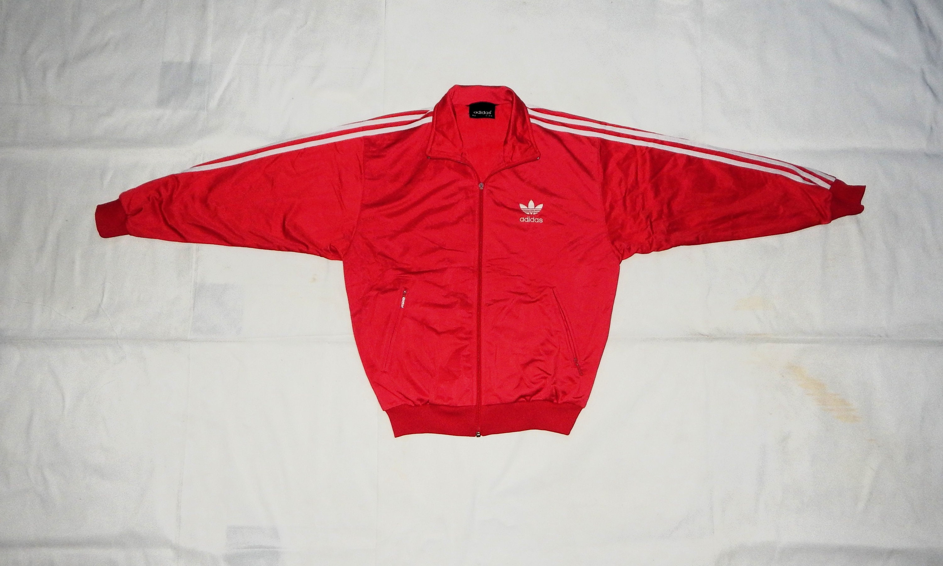 Adidas Vintage 90s Trefoil Adult's Tracksuit Top Jacket, Label Size D2 ...