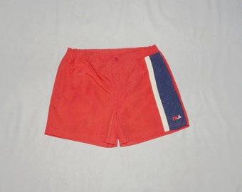FILA Beachwear Vintage 90s/2000s Men's Beach Surf Shorts. Label Size: US M, D 50, IT 50. Multicolour