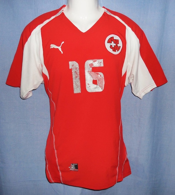 Swiss Football National Team Shirt Nr 16 Tranquillo Barnetta 2006