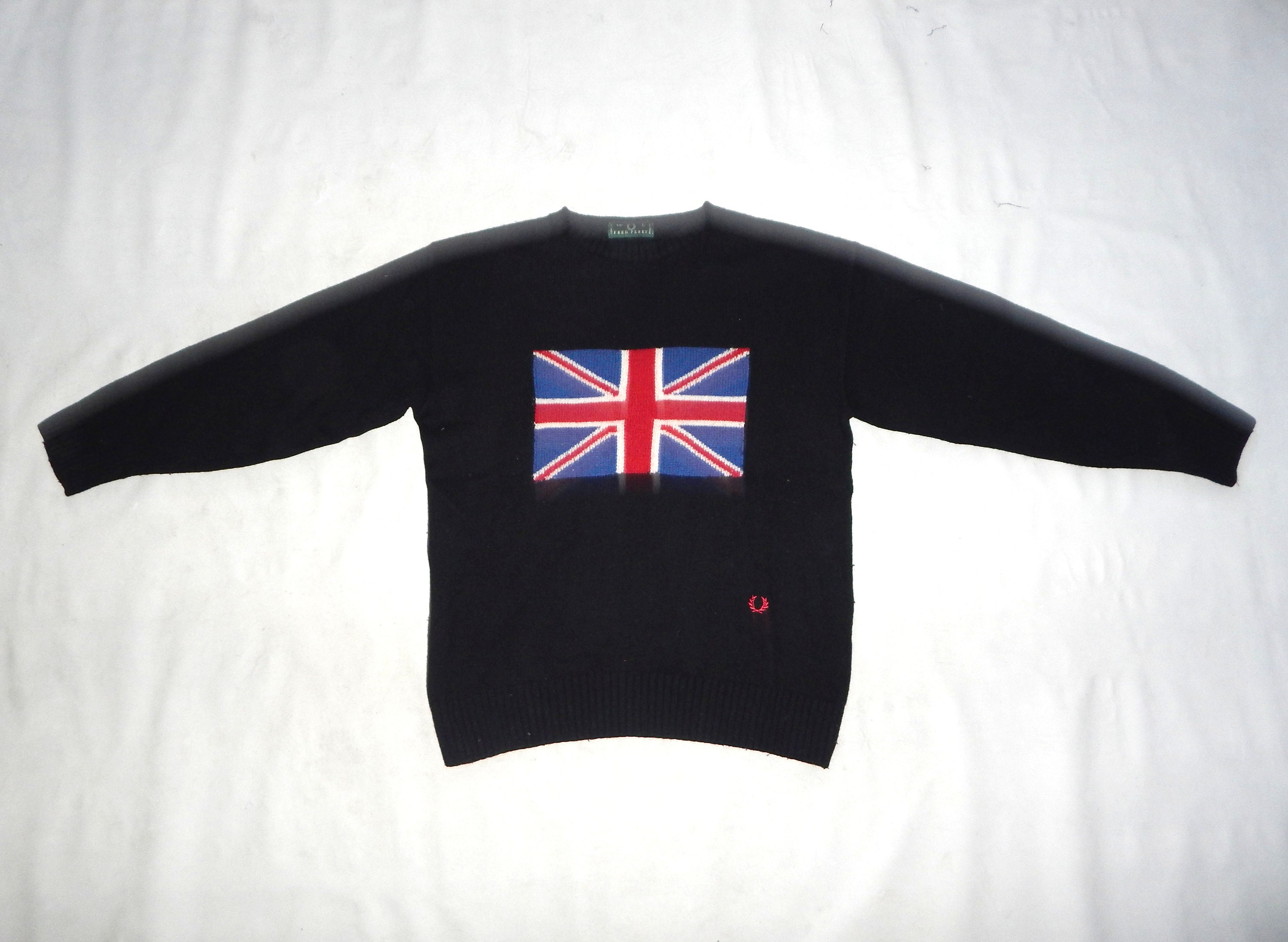 FRED PERRY Vintage 90s Excellent Rare Adults' British Flag - Etsy