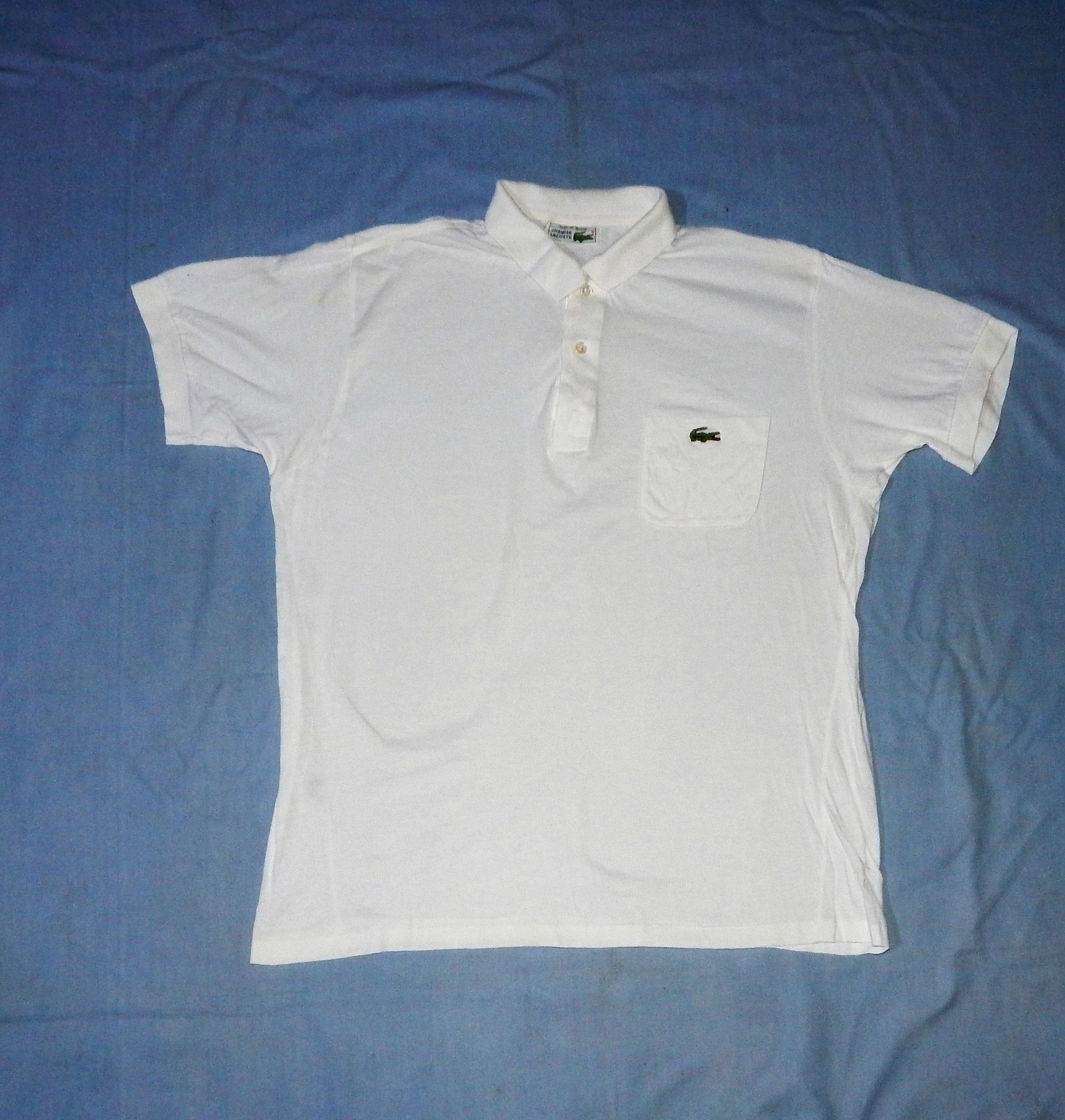 70’s LACOSTE LACOSTE Vintage 70s Made in France Men's Tennis Golf Cotton Pique