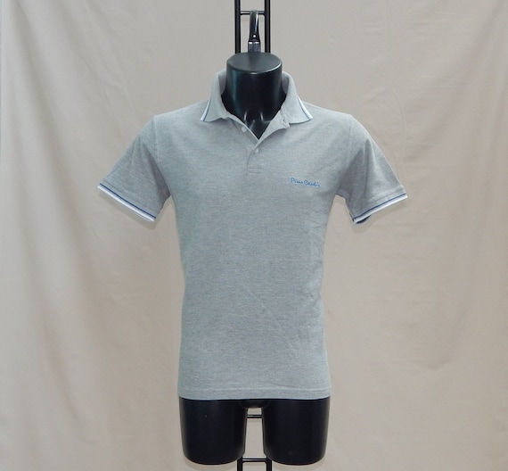 PIERRE CARDIN Paris Vintage 2000s Excellent Men s Short Sleeves Cotton Pique Polo Shirt. Label Size M. Grey Etsy