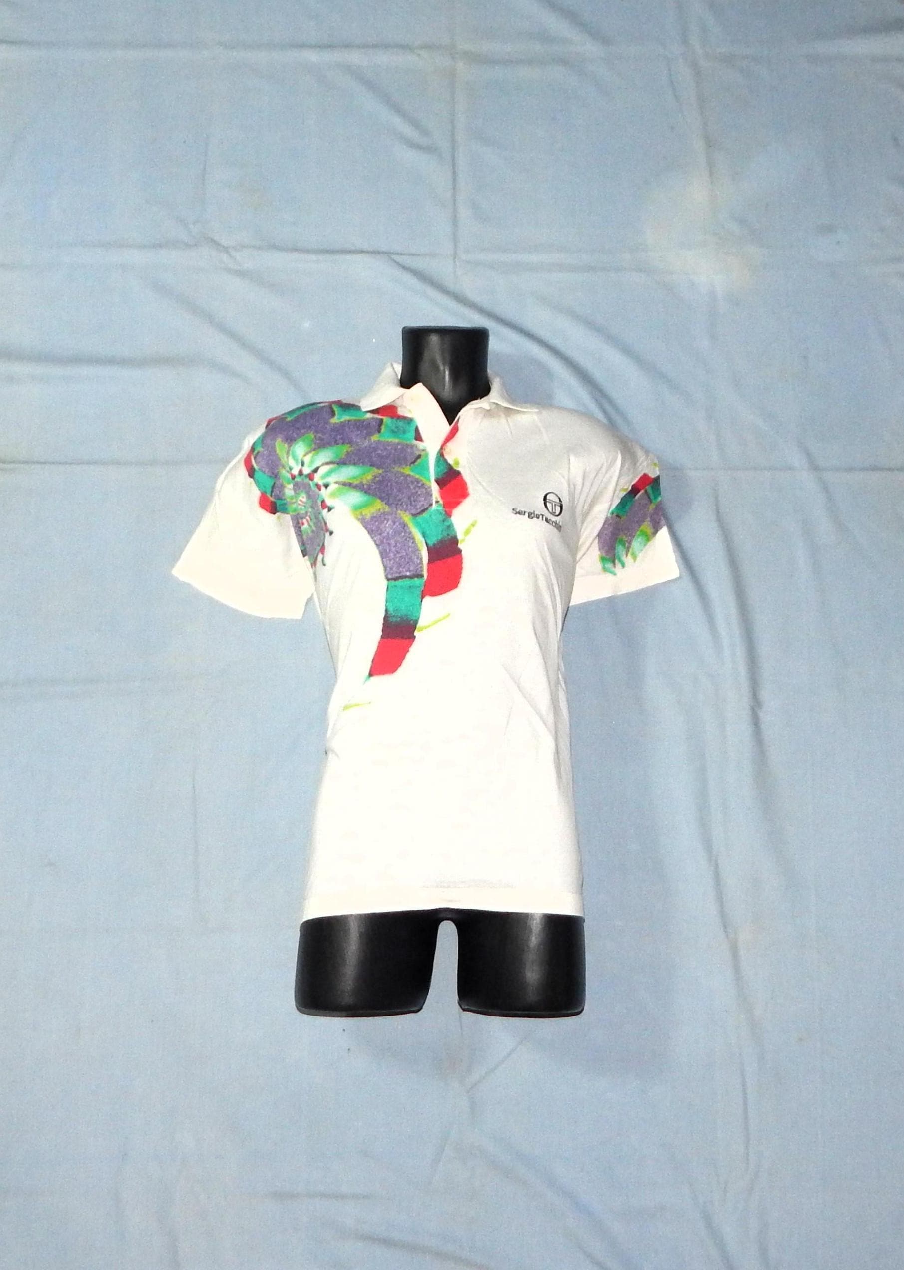 Sergio Tacchini Sampras Vintage 90s Men's Tennis Cotton Polo Sergio Tacchini Sampras Vintage 90s Men's Tennis Cotton Polo