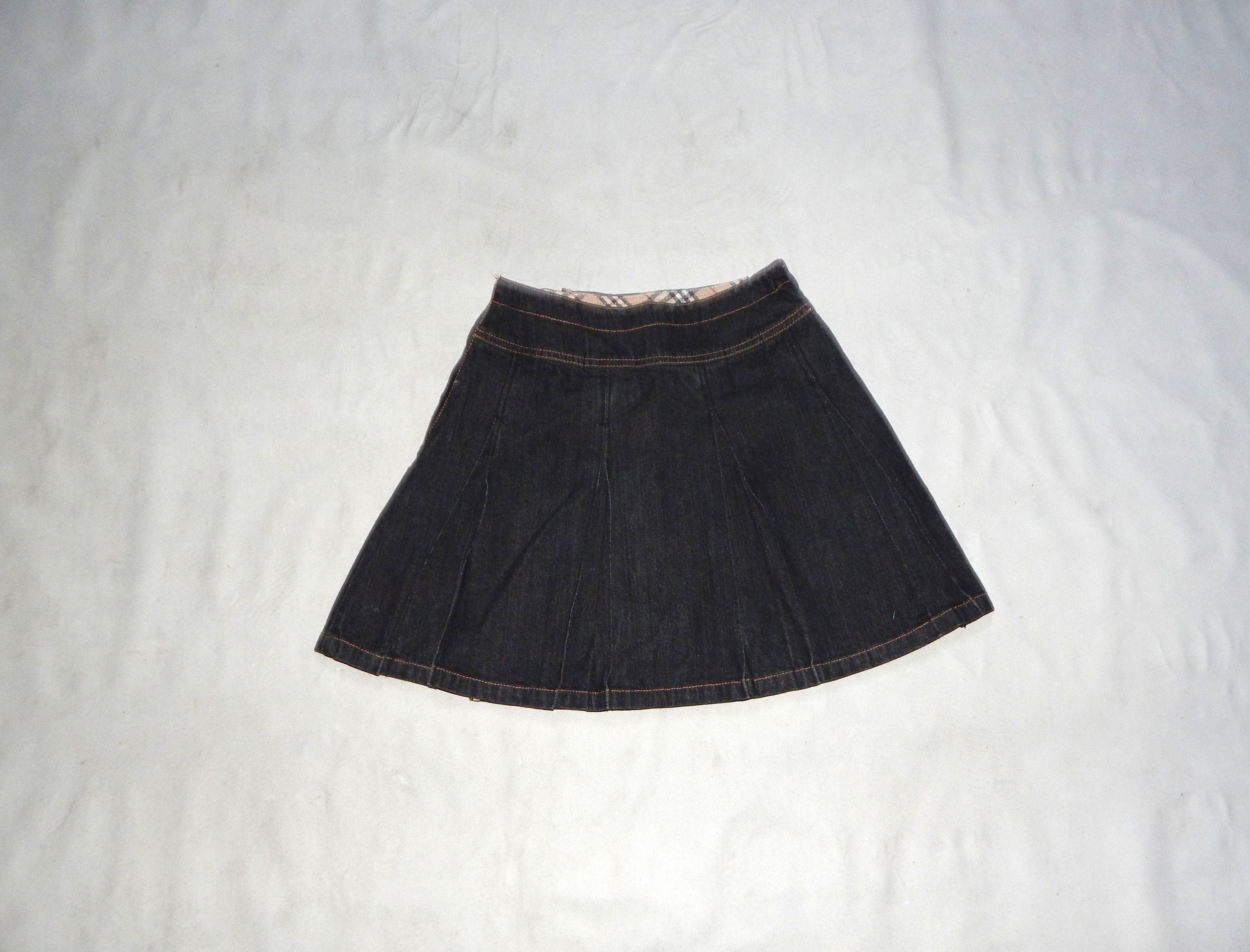 スカート BURBERRY Women Mini Skirts 8067790 A1189 Black Burberry Vintage 90s/2000s Excellent Unworn Girls' Denim