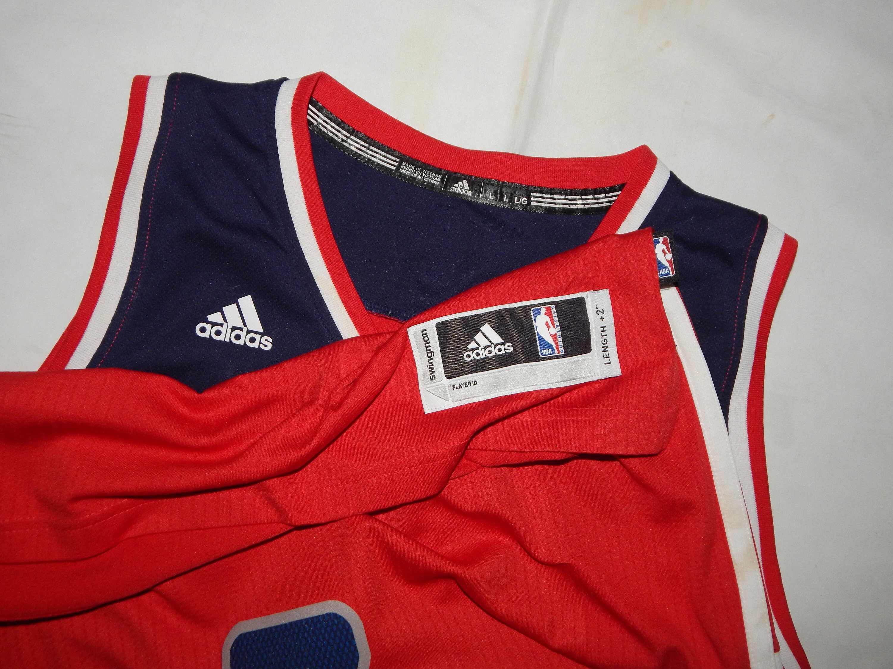 Washington Wizard Wall Vintage Adidas 2000s NBA Usa Official Team ...