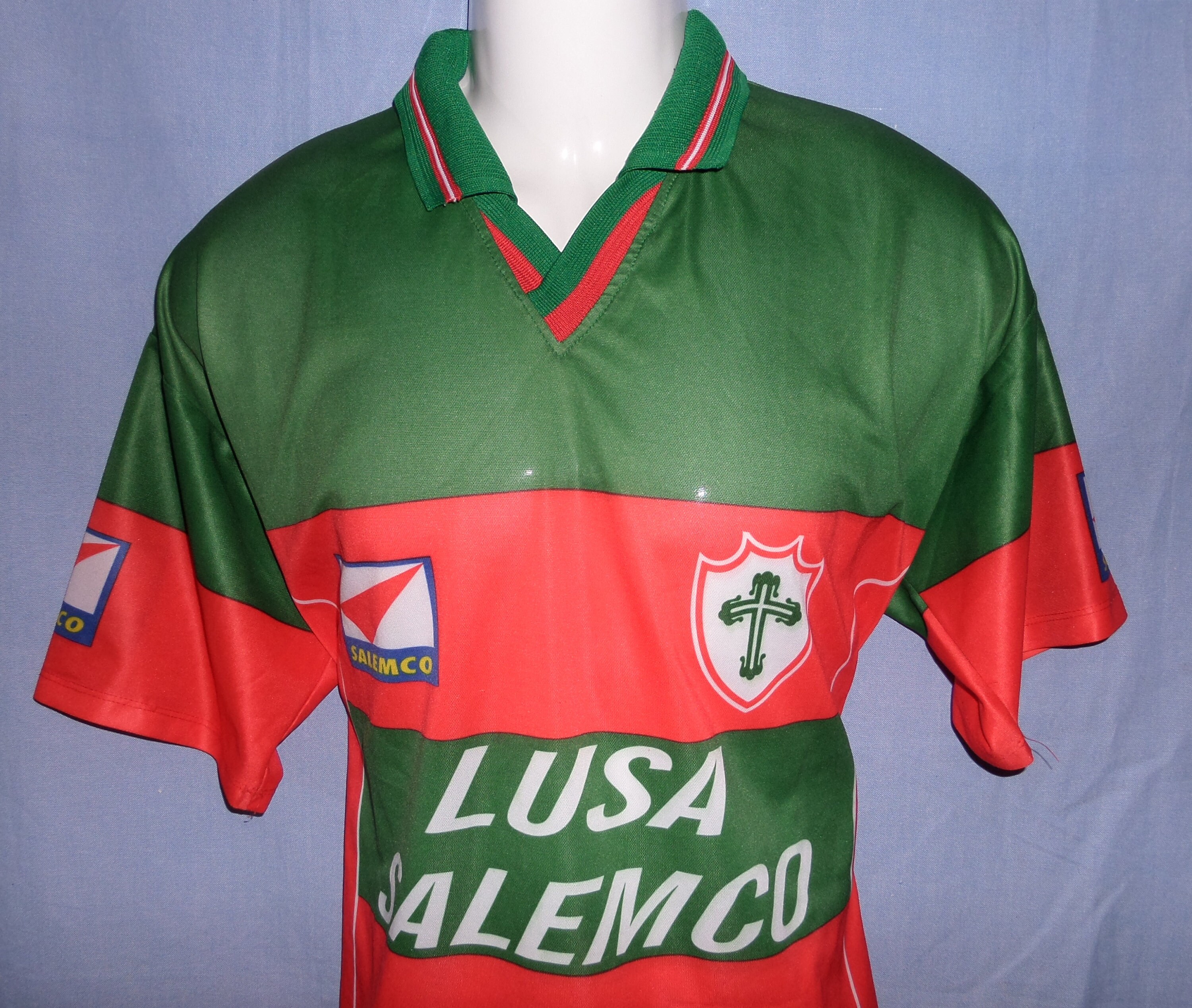 Image of Lusa Associação Portuguesa De Desportos | Lusa Bazilian Team Home Shirt 1997. L-G