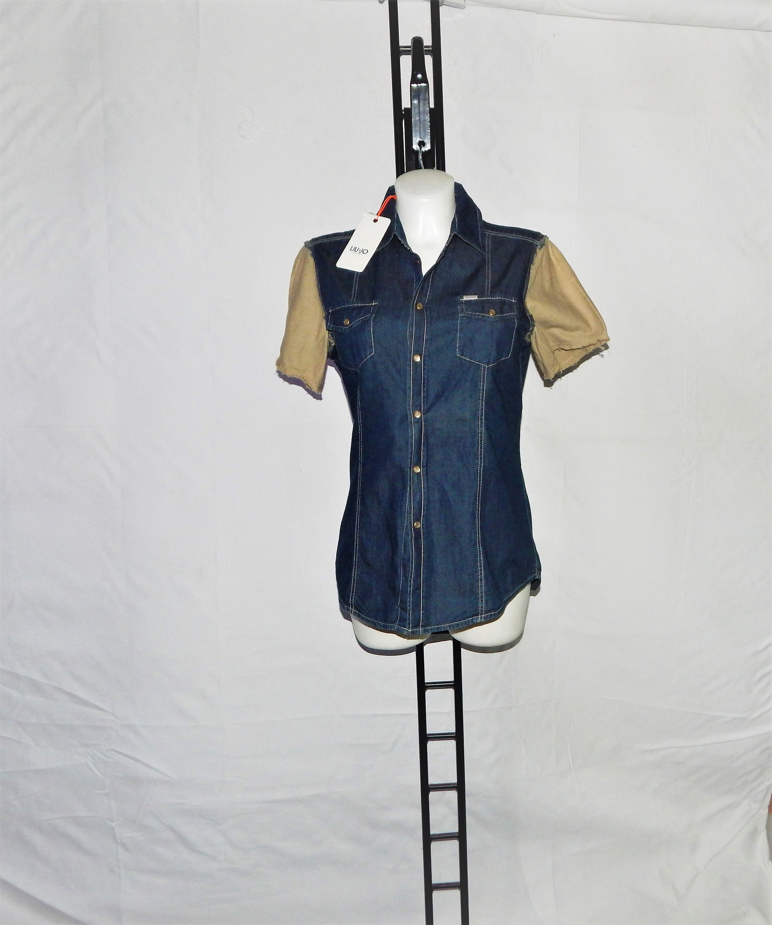 white christmas dresses Medium Wash Mara Denim Bustier Dress main image 1