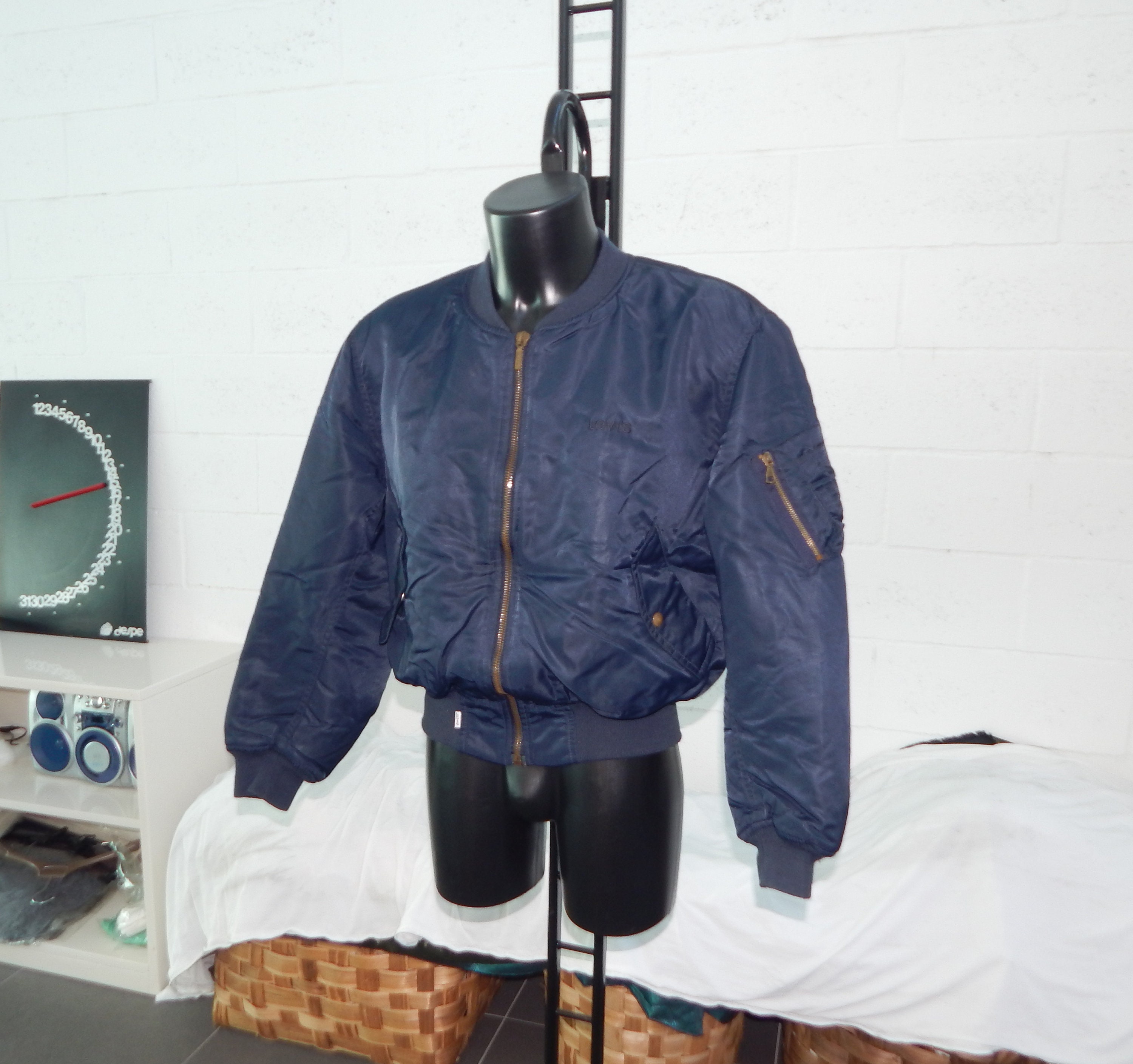 LEVI'S Vintage Clothing LVC LIGHTER BLUES Blue Cotton Tanker Bomber Ja