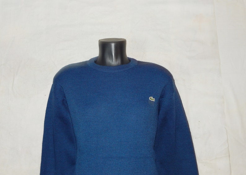 LACOSTE France Vintage 90s Excellent Adults Wool Blend Crew - Etsy