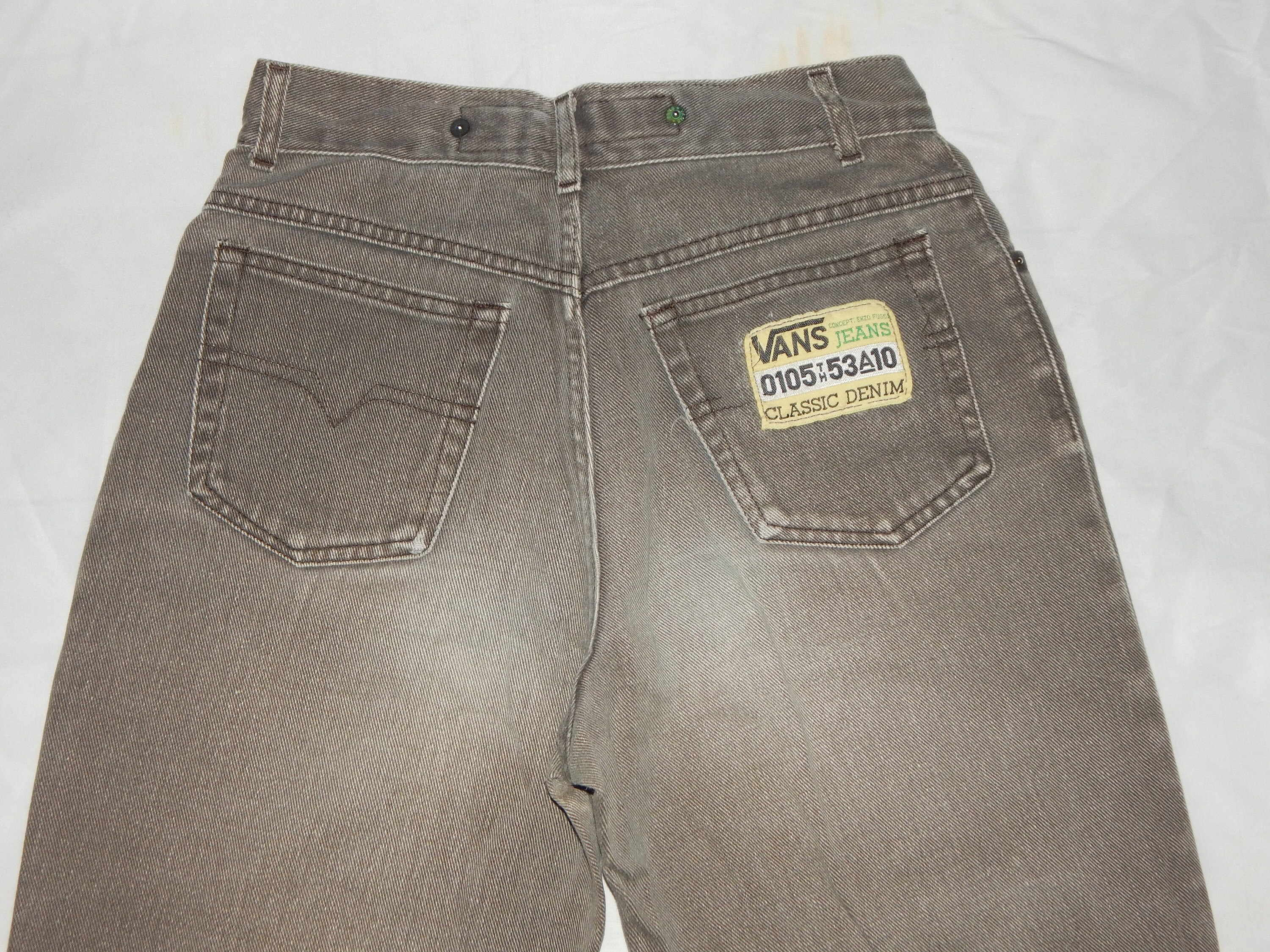 Buy VANS Vintage 90s Rare Women s High Waist Denim Jeans Trousers