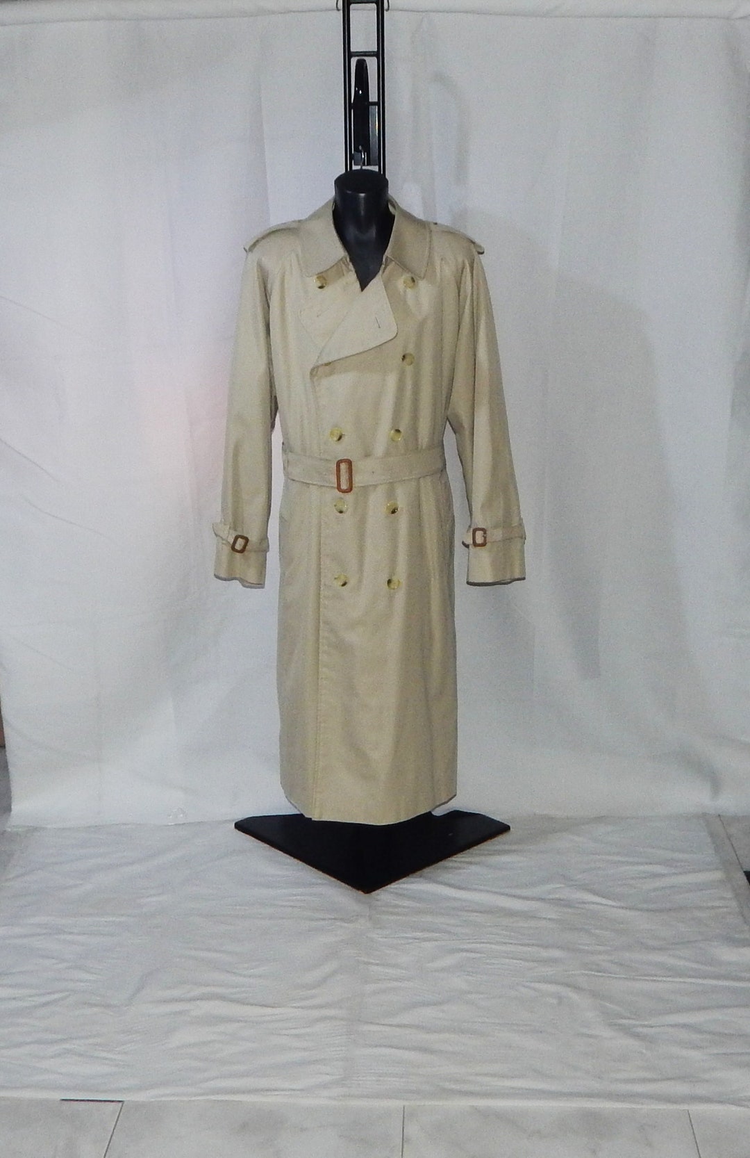Burberry Vintage 80s Excellent Men's Classic Nova Check Double