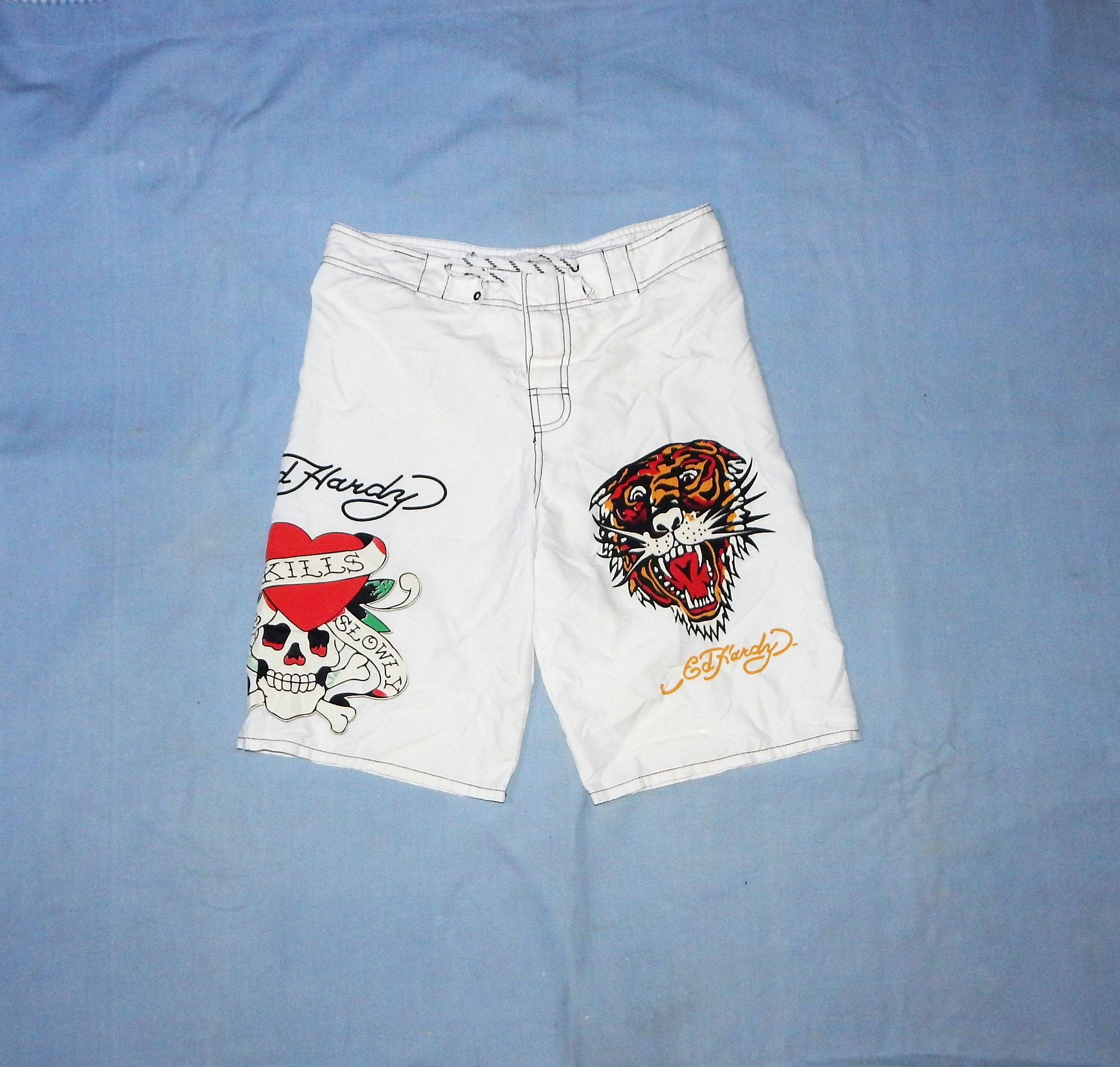 Sculptor × Ed Hardy Cherry Shorts Sculptor X Ed Hardy] Cherry shorts