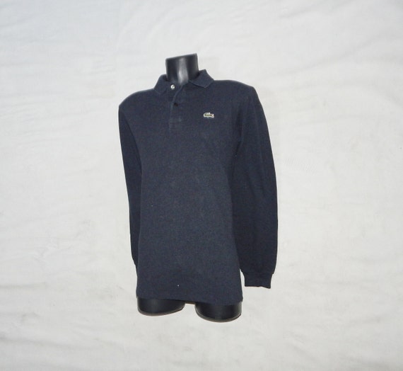 LACOSTE Vintage 90s Mens' Long Sleeves Cotton Polo - Etsy