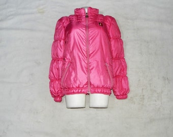 ELLESSE Vintage 80s Rare New With Tags Women&#39;s Amazing Ski Jacket. Size UK 10, D 38, IT 42. Pink