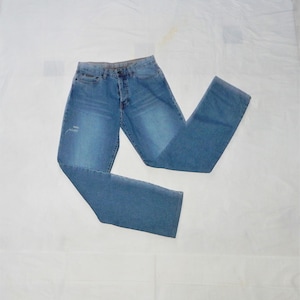 Dolce & Gabbana Vintage 90s Amazing Rare Men&#39;s Denim Blue Jeans Pants. Label Size: W34, 48 IT. Blue