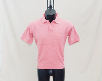 FILA Vintage 90s Excellent Men's Tennis Short Sleeves Polo Shirt . Label Size: US 36, D 46, I 46. Pink