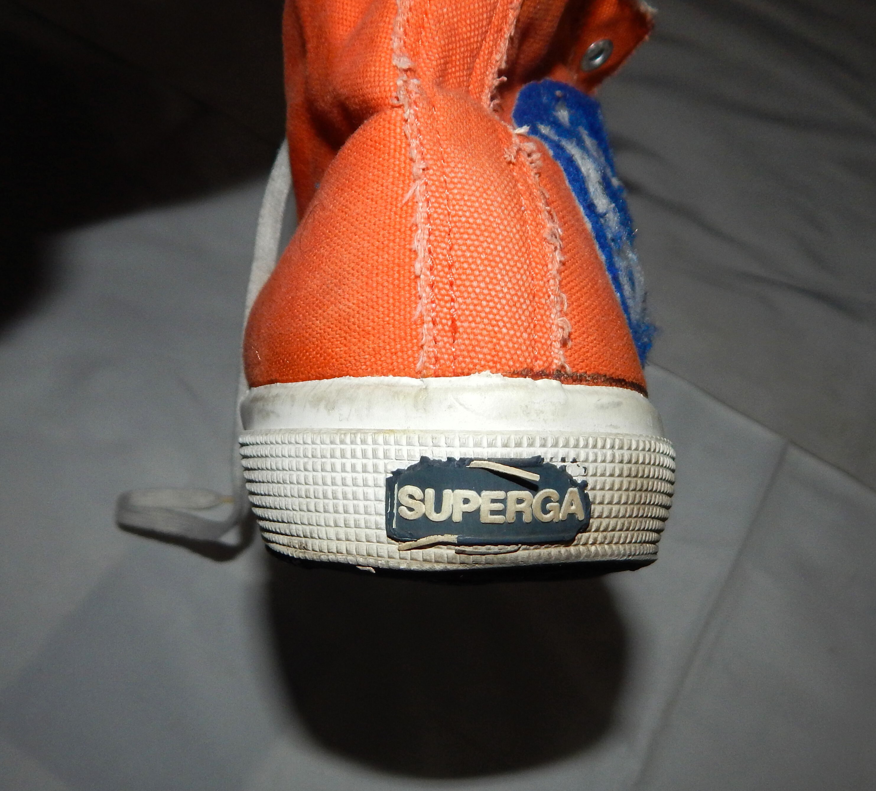 Orange superga hot sale