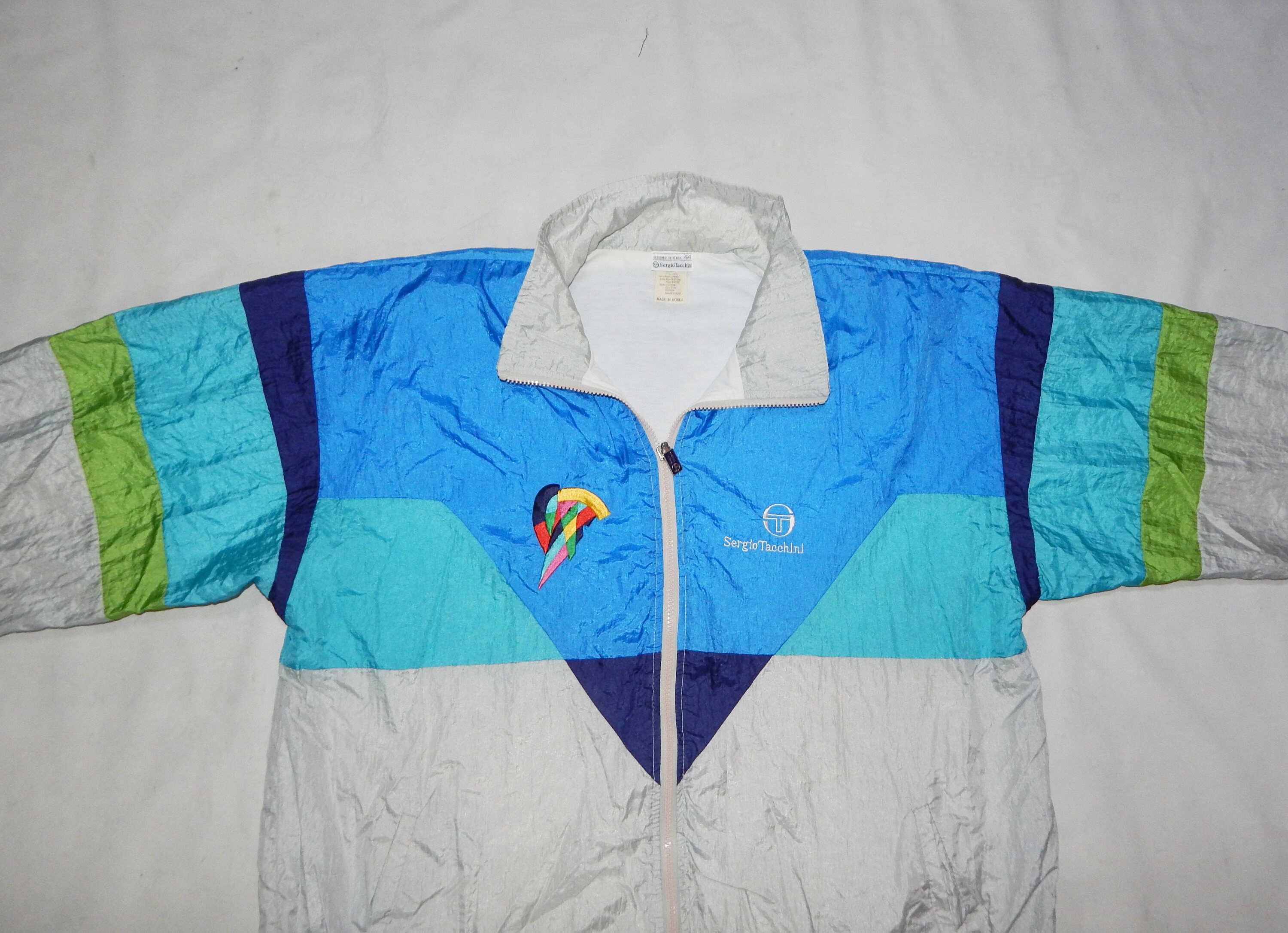 SERGIO TACCHINI テニスジャージ ベスト 80年代 美品 SERGIO TACCHINI