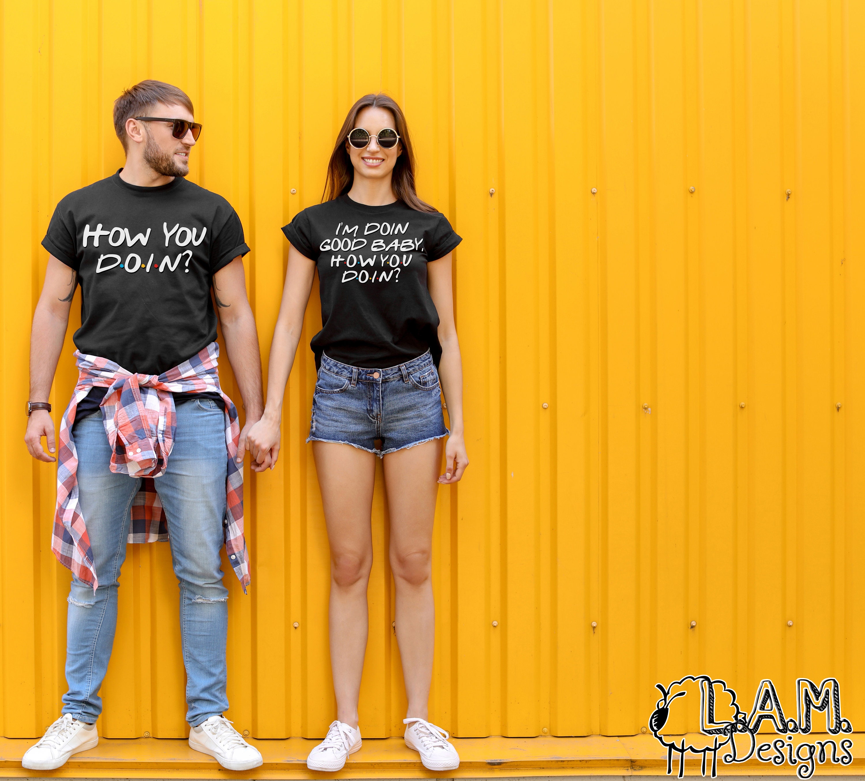 TV Quote Inspired Couple Boutique Style 