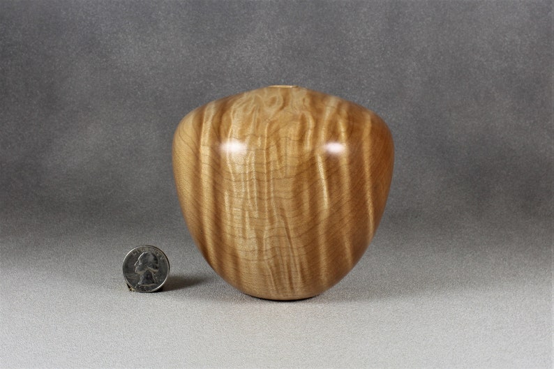 Figured Maple Fine Art Hollow Woodturning Art Fine Woodturning Etsy