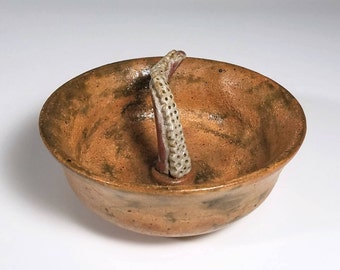 Tentakelringkom, keramische octopuskom, aardewerk sieradenhouder, handgegooide sieradenkom