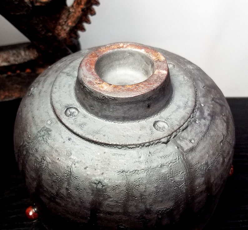 Industrial Ceramic Bowl, Handmade Pottery Bowl image 5