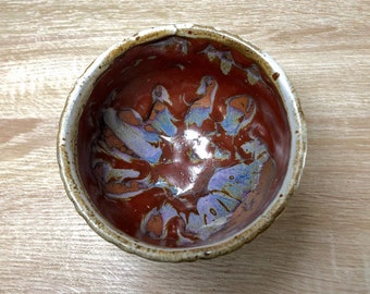 Keramik-Schale, strukturierte Schale, Suppenschüssel, Müslischale