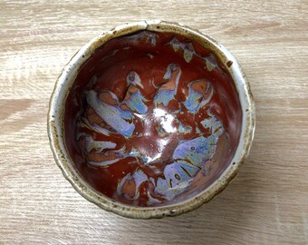 Keramische kom, kom met textuur, soepkom, kom ontbijtgranen