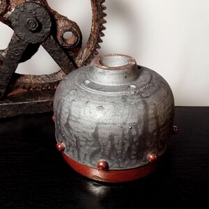 Industrial Ceramic Bowl, Handmade Pottery Bowl image 4