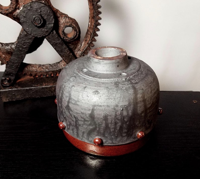 Industrial Ceramic Bowl, Handmade Pottery Bowl image 4