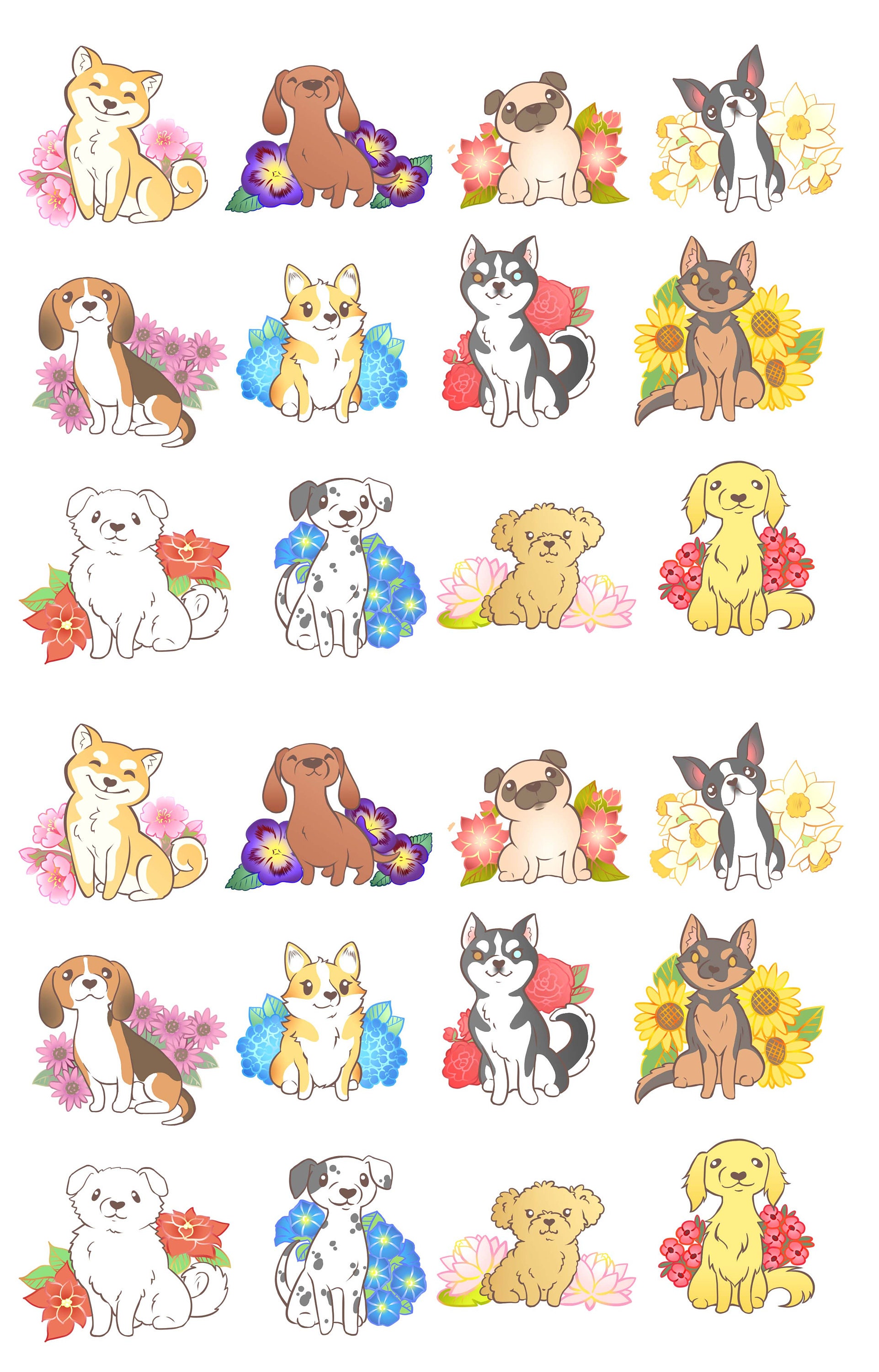 Cute Dog Stickers