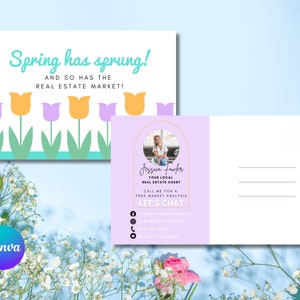 Frühling Postkarte, Frühling Postkarte, Frühling, Frühling Postkarte, Frühling, Frühling Postkarte, Canva Template,