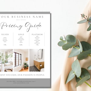 Real Estate Listing Presentation Seller Guide | Real Estate Pricing Guide | Listing Packet | CMA Packet | Pre-listing Packet