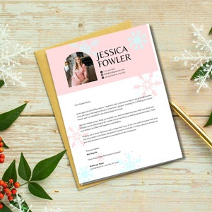 Real Estate Holiday Letter, Realtor Hello Neighbor Letter, Realtor Holiday Farming Letter, Real estate marketing, Editable, Canva, Download