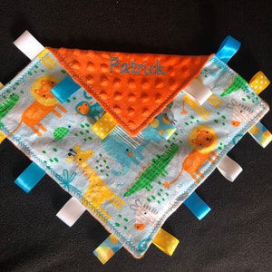 Zoo Babies Sensory Baby Blanket Toy
