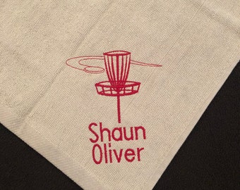 Personalized Disc Golf Towel