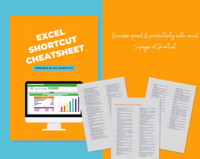 Excel Shortcut Cheatsheet | Boost Productivity and Speed in Business, as Virtual Assistant