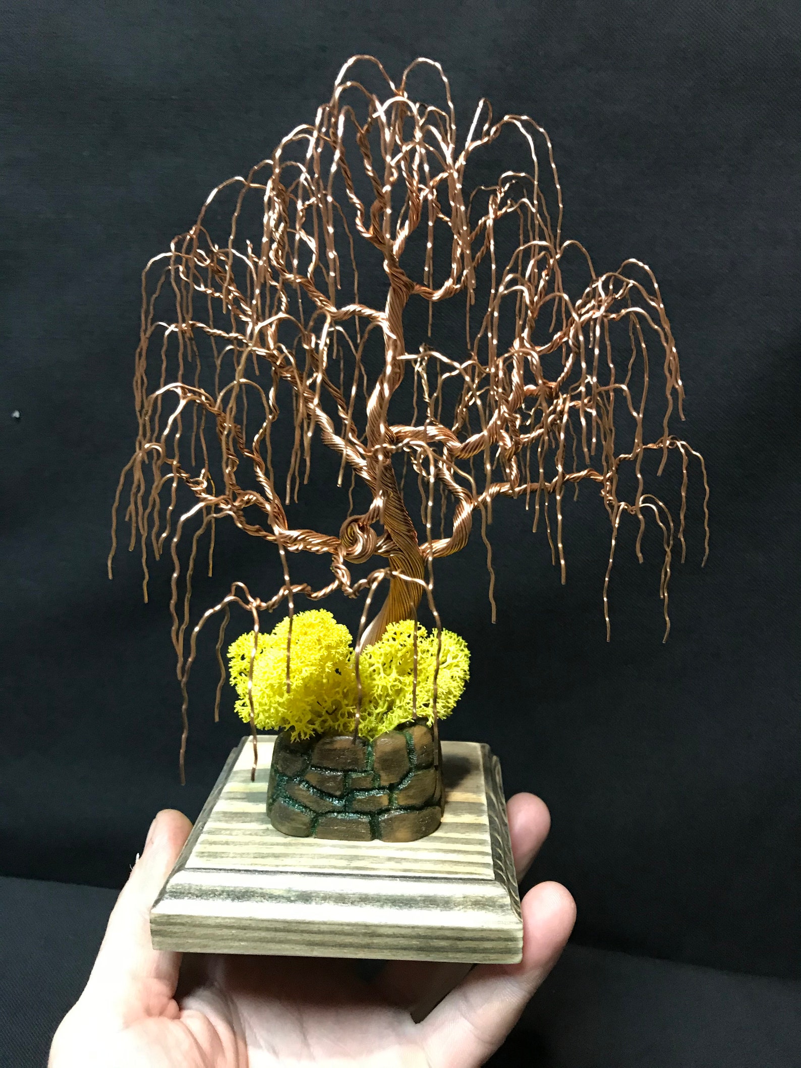 Bonsai tree Wire tree Copper tree Wire Tree Sculpture Etsy