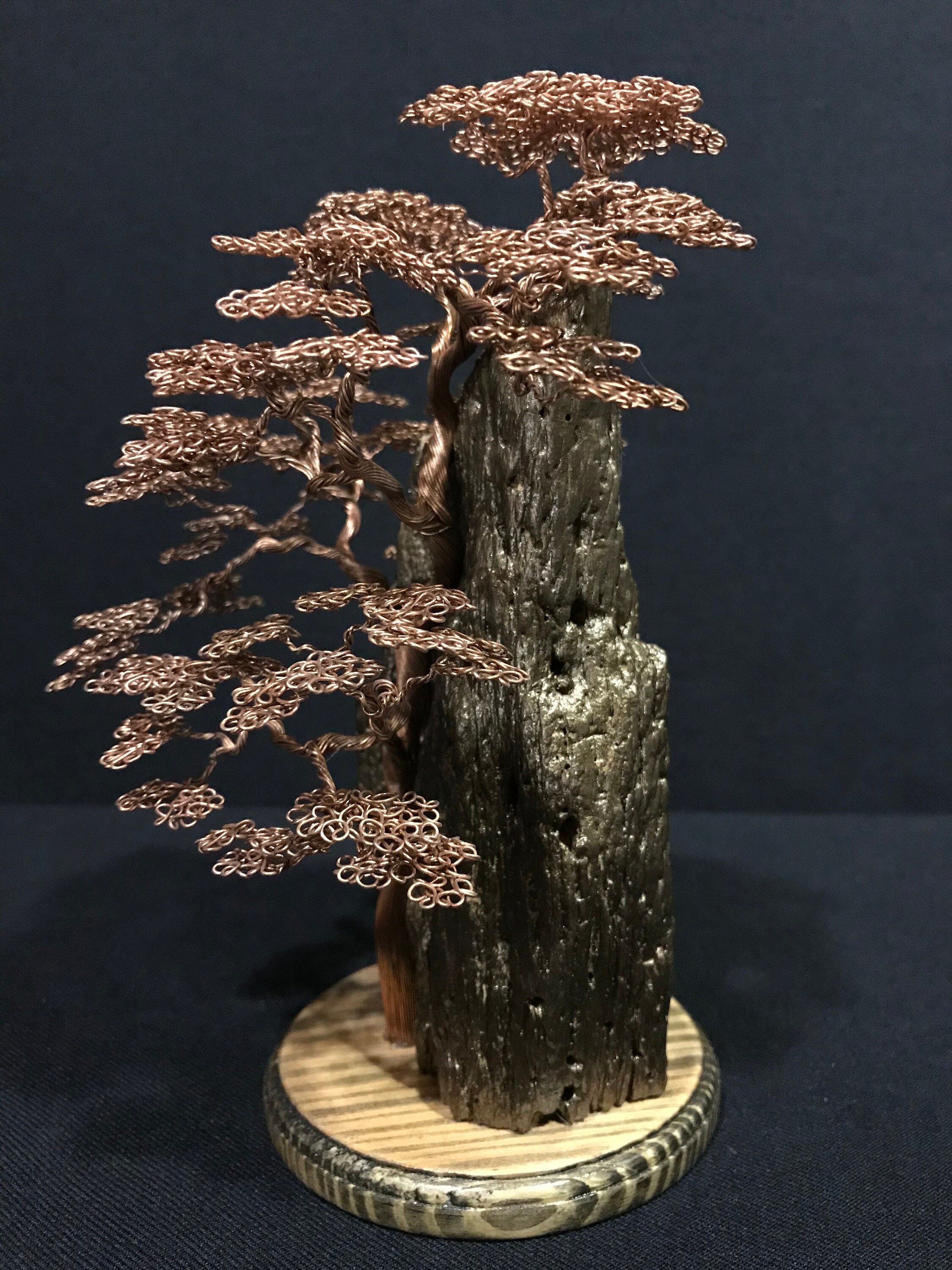 Bonsai tree Alambre Árbol de cobre Escultura de árbol de Etsy