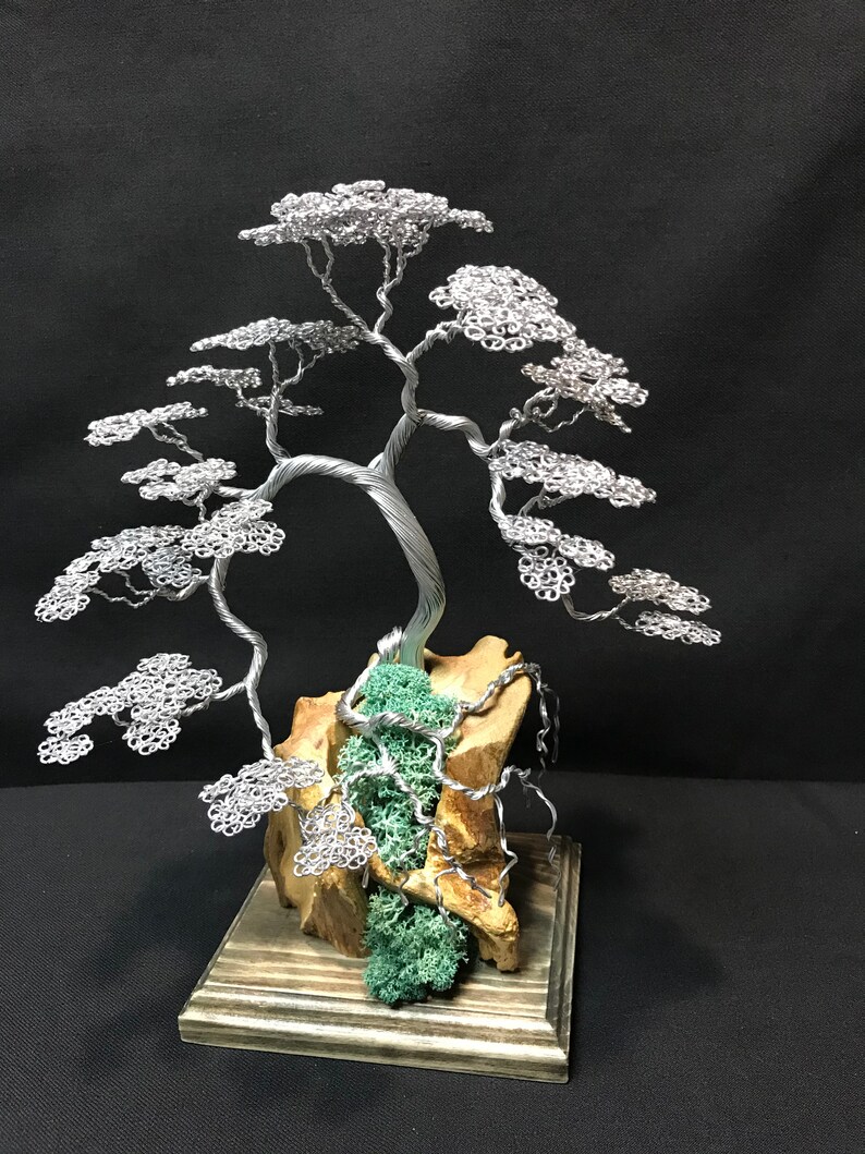 Bonsai Baum Draht Baum Kupfer Baum Draht Baum Skulptur Etsy