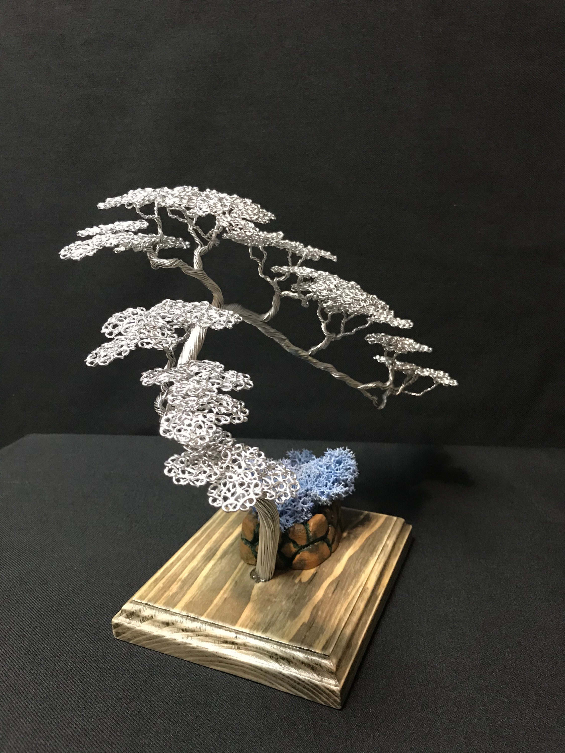 Bonsai Baum Draht Baum Kupfer Baum Draht Baum Skulptur Etsy