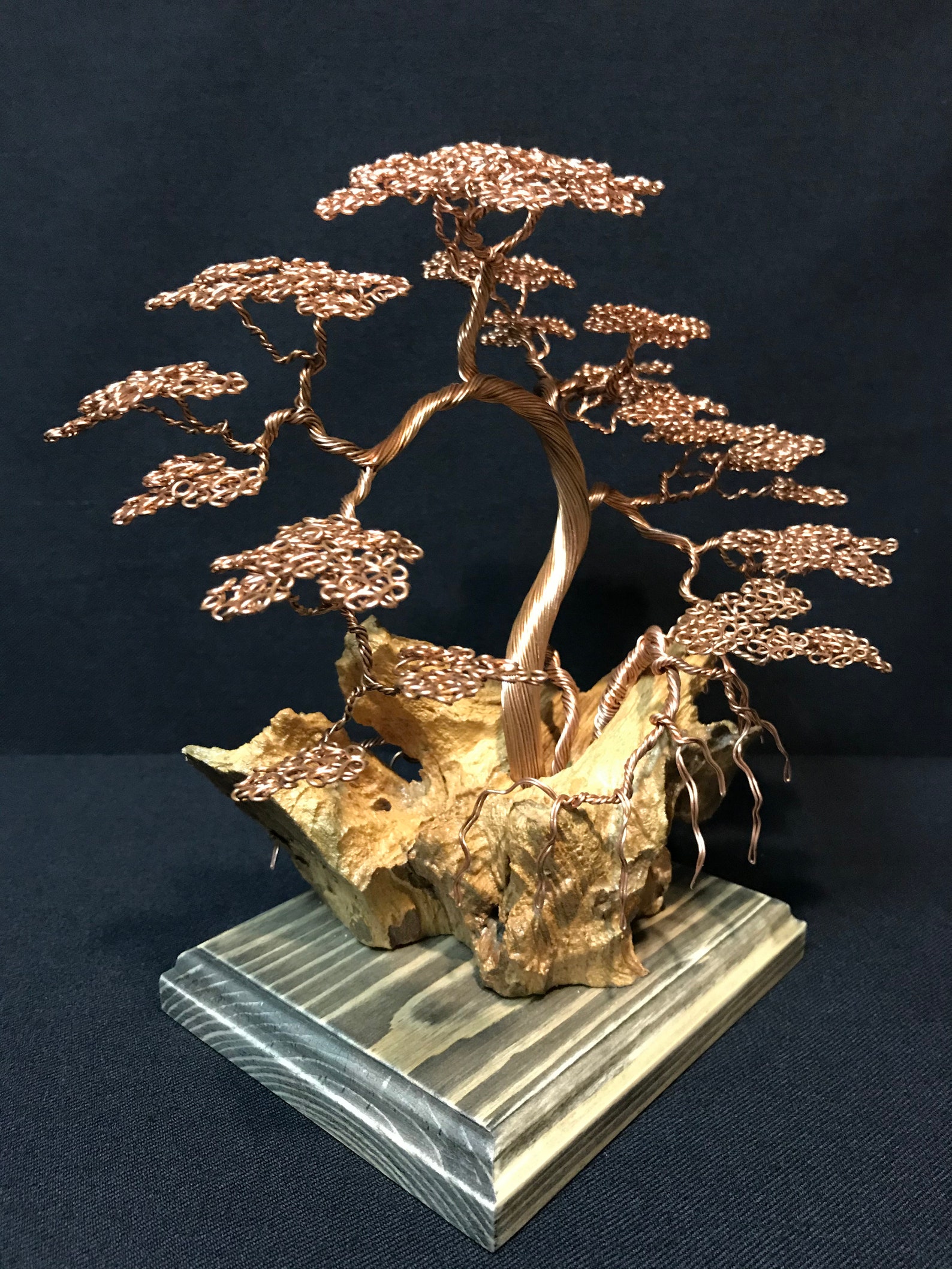 Bonsai TreeBonsai Wire Tree SculptureCopper SculptureCopper Etsy