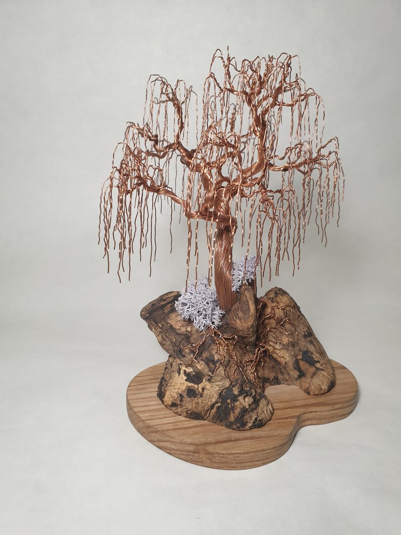 Bonsai tree Wire tree Copper tree Wire Tree Sculpture Etsy