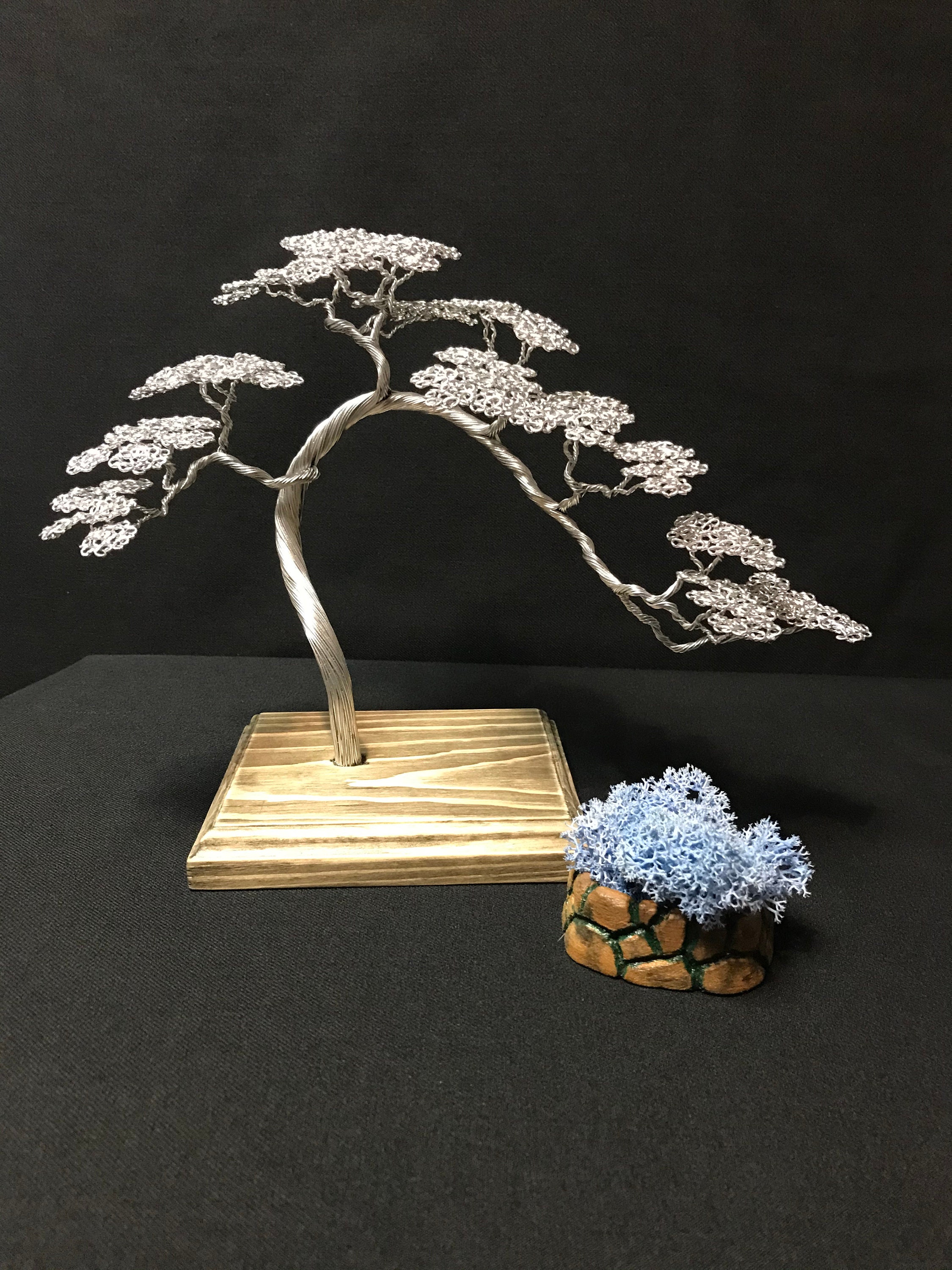 Bonsai Baum Draht Baum Kupfer Baum Draht Baum Skulptur Etsy