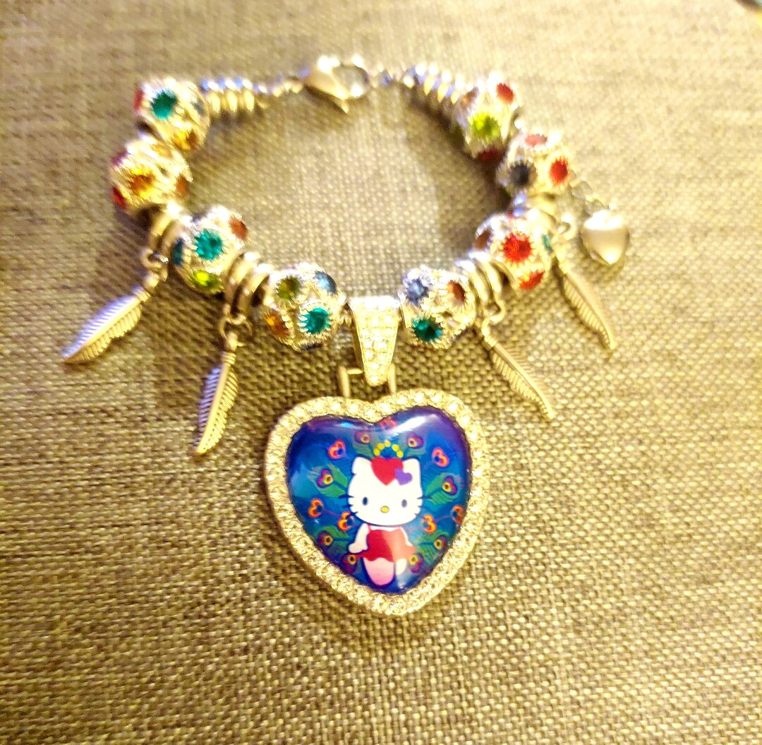 Hello Kitty Children's Bracelet Hello Kitty Necklace Etsy