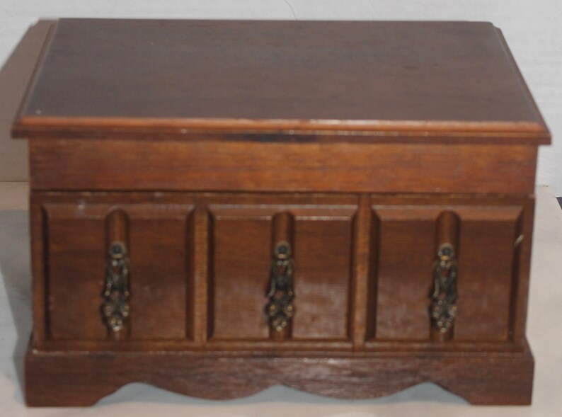 antique wooden music boxes