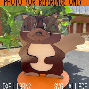 Brilhouders babydieren - Glowforge - lasergesneden bestanden - direct downloaden (geen fysieke items inbegrepen) SVG - dxf - AI - lbrn2 - pdf